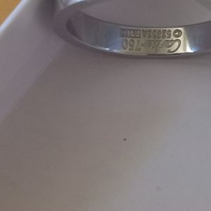 Cartier 18k white gold ring sz 11